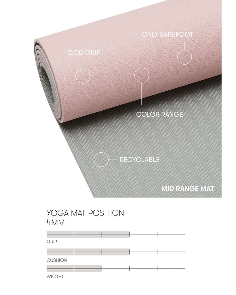 Yoga mat position 4mm Lucky pink/grey - 19WA2924_5