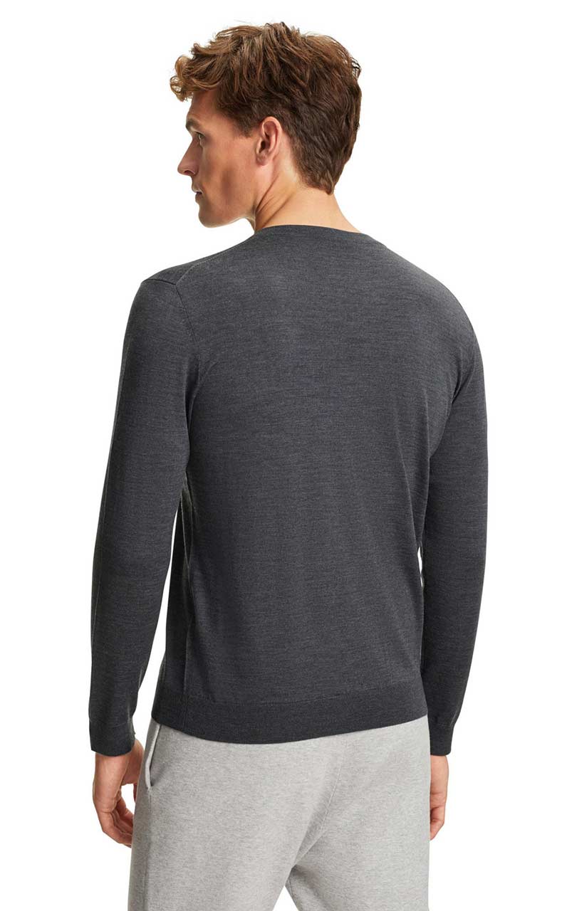 Men´s  V-Neck dark grey - 19WA48421_2