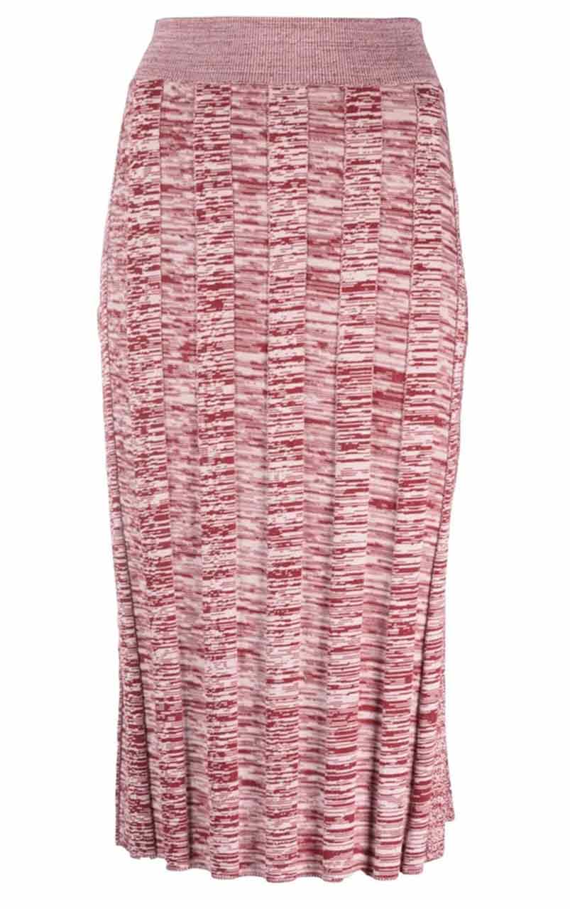 IRIS PLAITED SKIRT SEASHELL/CHILI FLAKES - 19WA48981_1