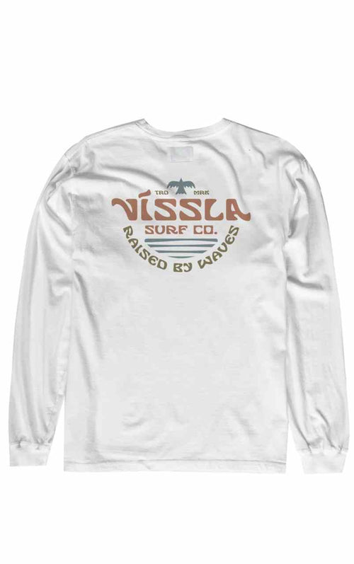 West Winds LS PKT Tee-WHT