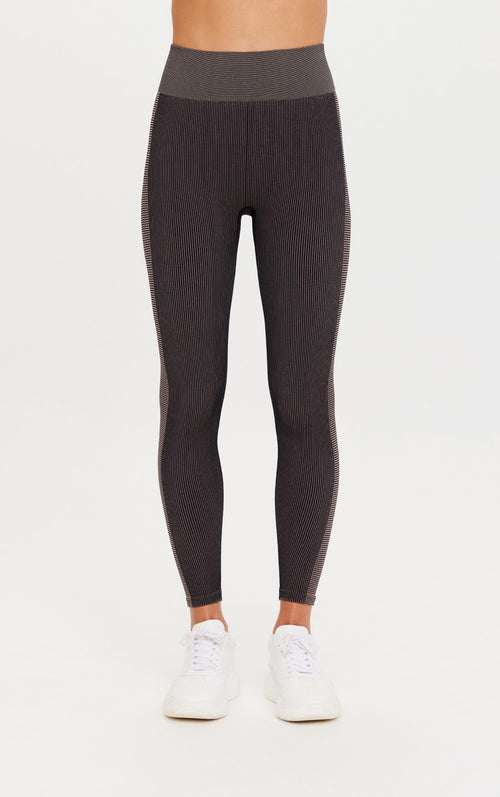 RIBBED SEAMLESS 25IN MIDI PANT