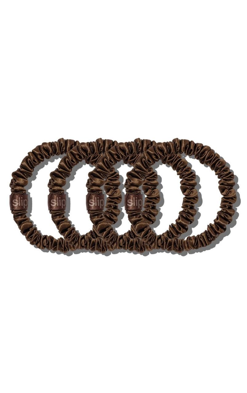 Skinny Scrunchies - Dark Brown (set of 4) - 19WA50005_1