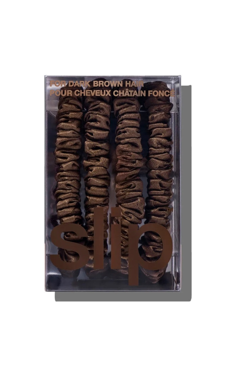 Skinny Scrunchies - Dark Brown (set of 4) - 19WA50005_2