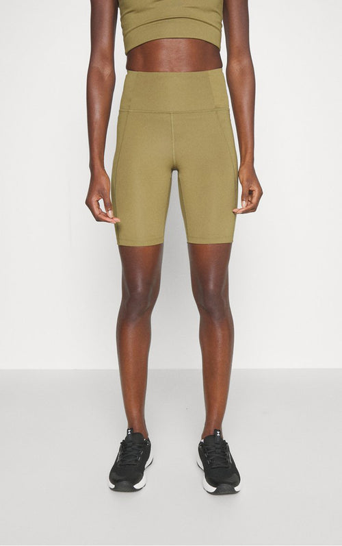 Compressive High-Rise Bike Shorts Artichoke