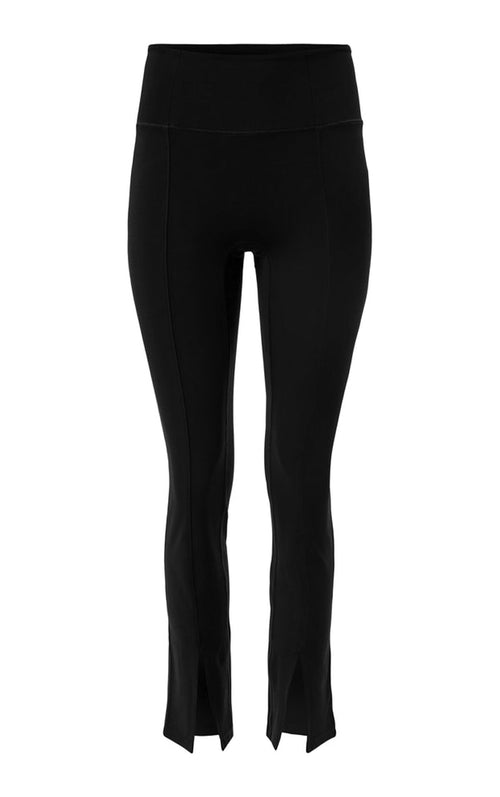 Luxe Split Hem Legging Black