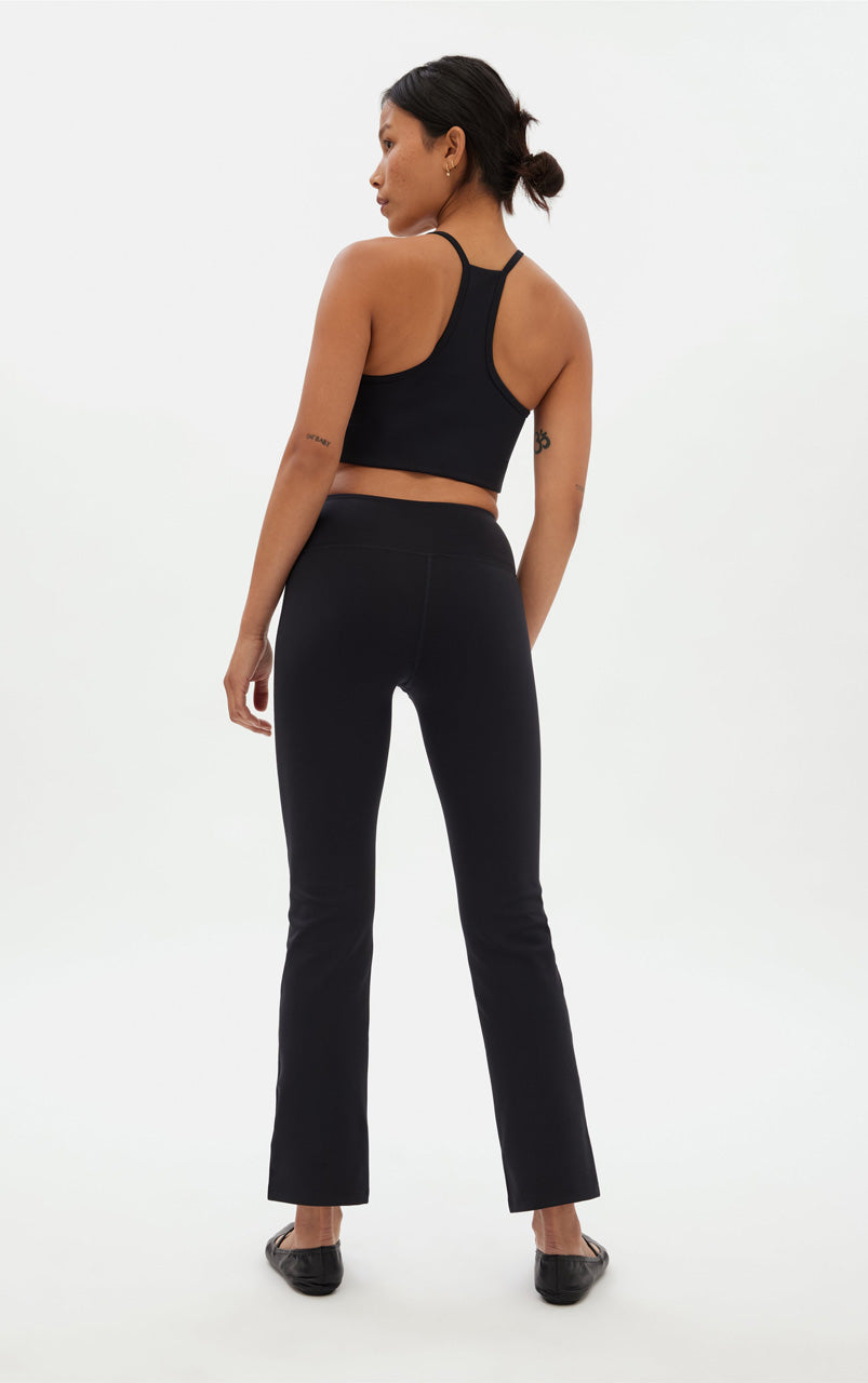 Luxe Split Hem Legging Black - 19WA50032_3