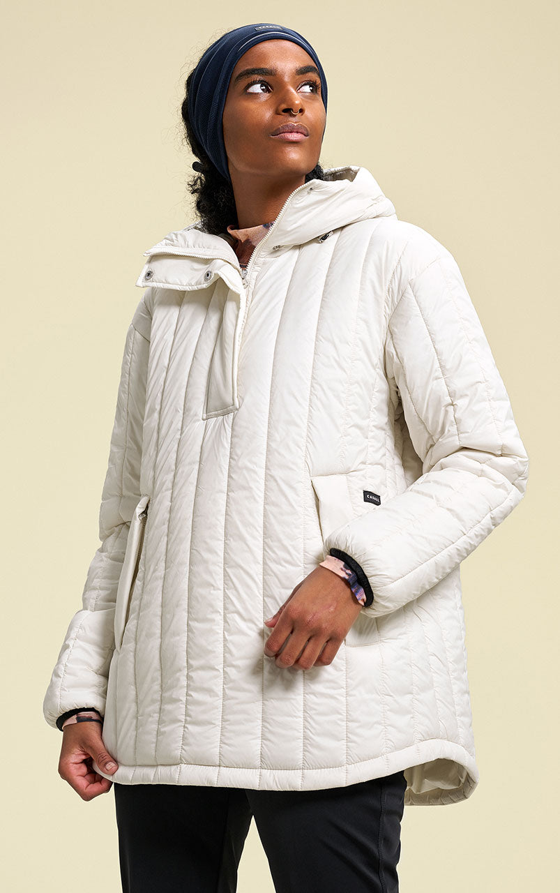 Lighweight Padded Anorak Off White - 19WA50054_2