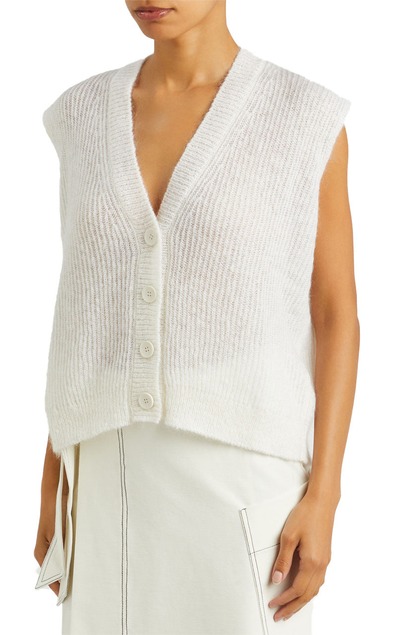 FABIANA Vest Bianco Seta - 19WA50137_1