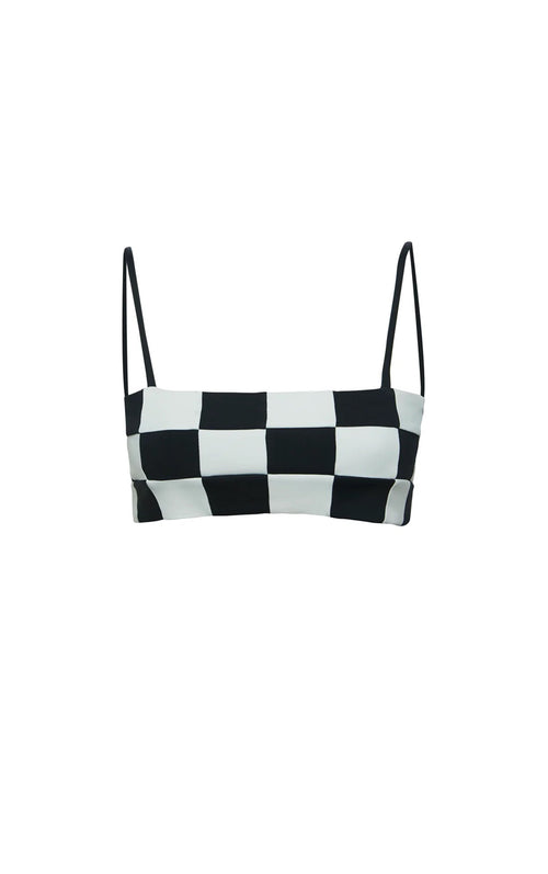 Damas Crop Black / Chantilly