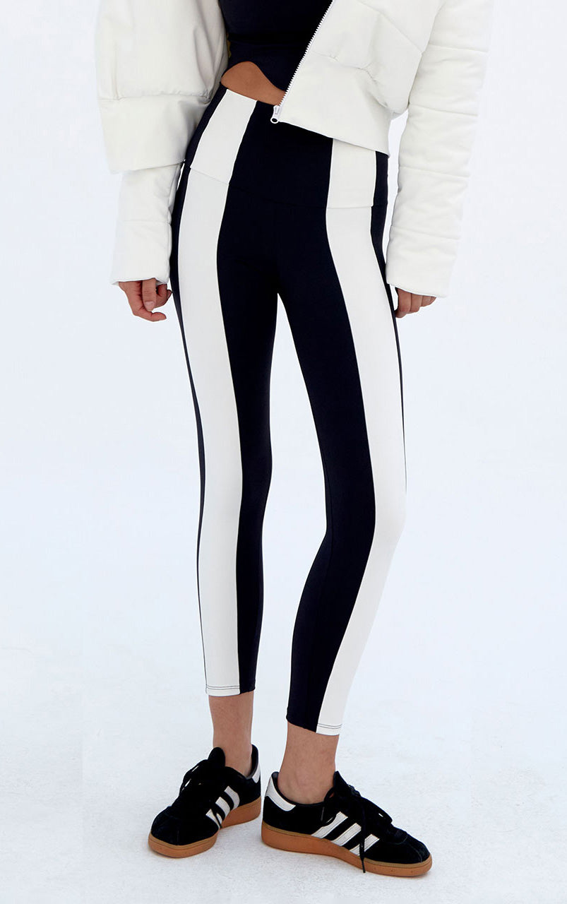 Stripe Legging Black / Chantilly - 19WA50172_1