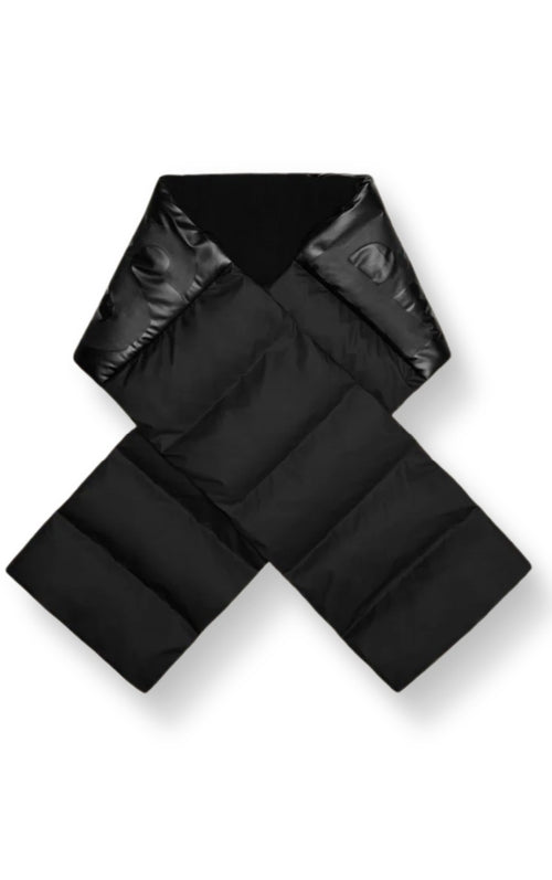 Harbin Puffer Scarf Black