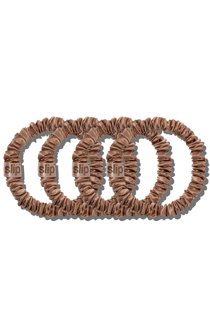 Skinny Scrunchies - Light Brown (set of 4) - 19WA50308_1