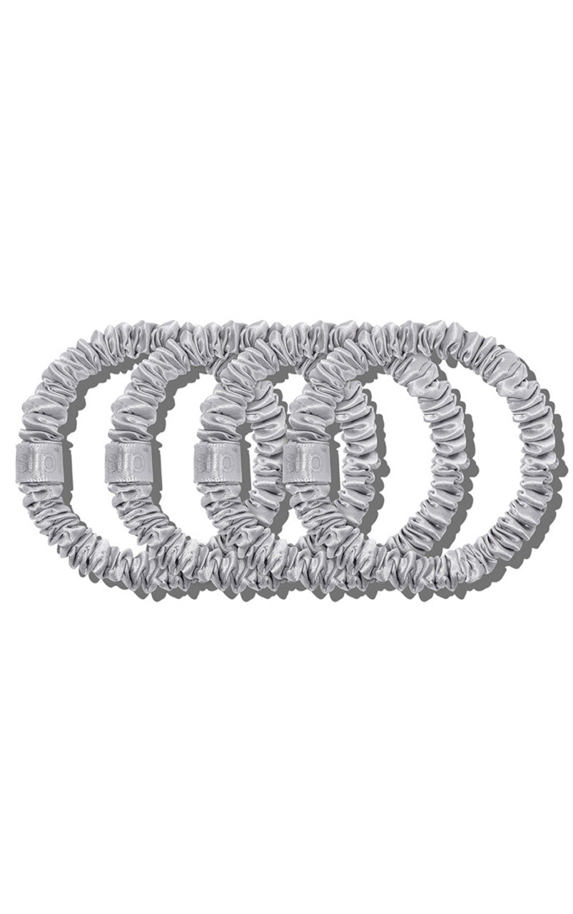 Skinny Scrunchies - Silver (set of 4) - 19WA50444_1