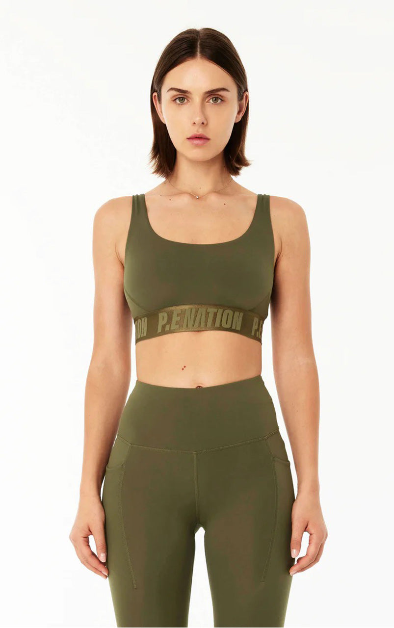 BACKCHECK SPORTS BRA KHAKI - 19WA50511_1