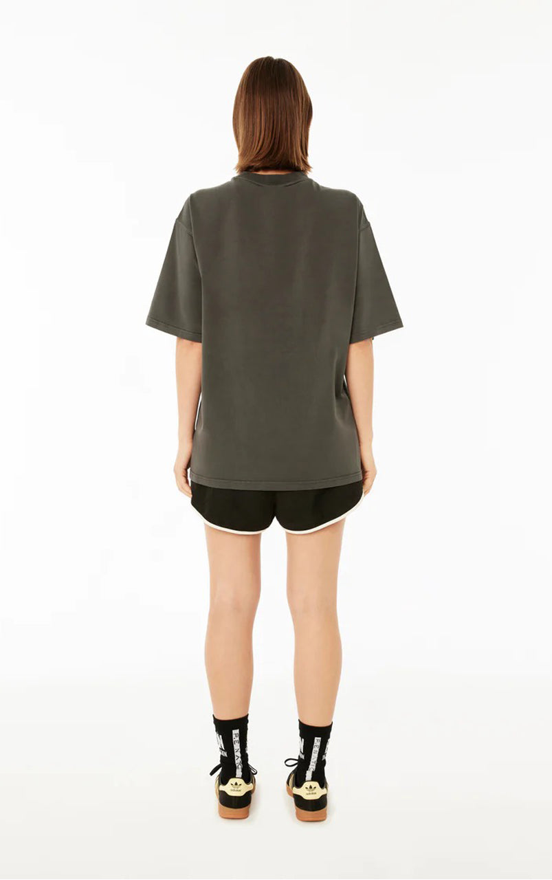 BRAKE CHECK SS OVERSIZED TEE DARK SHADOW - 19WA50522_3