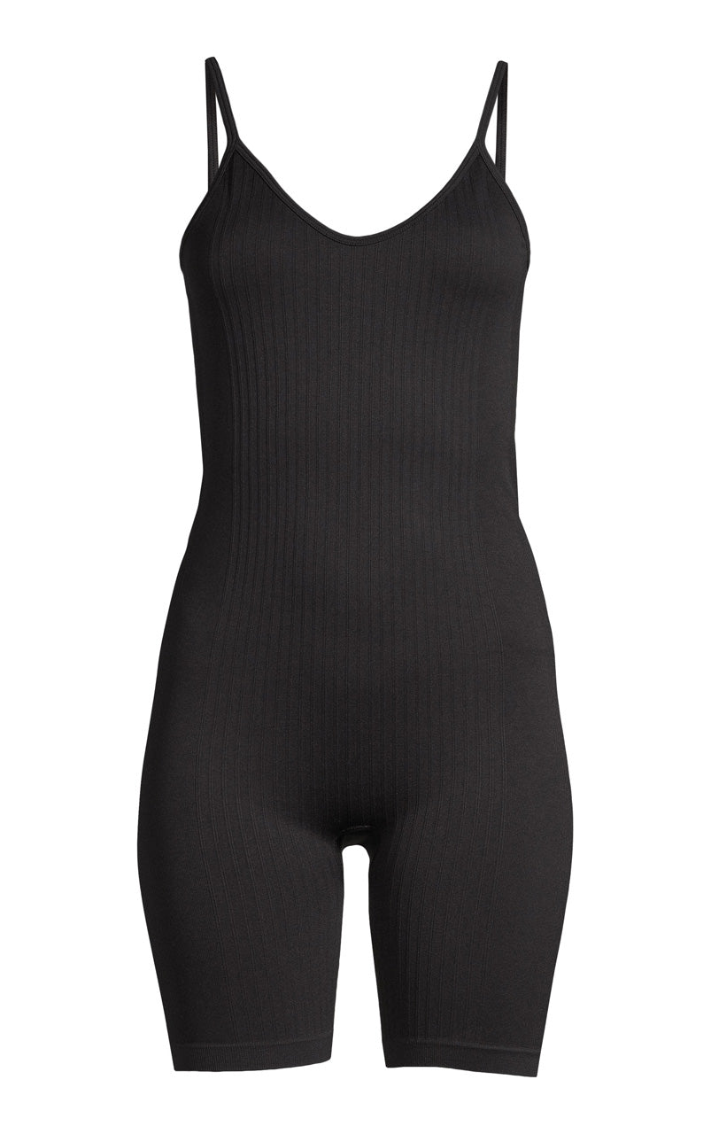 Seamless Power Bodysuit Black - 19WA50639_1