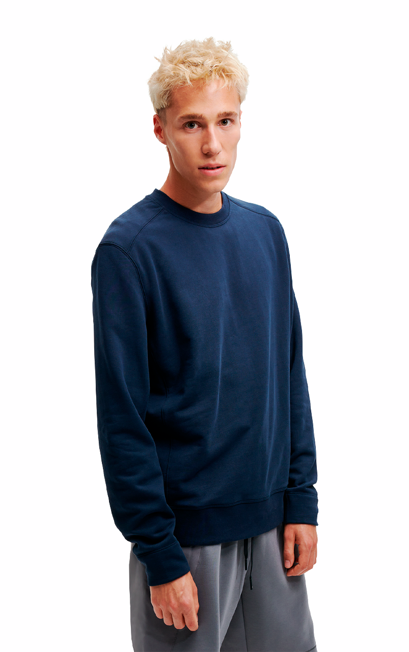 Crew Neck Men Navy - 19WA50823_1