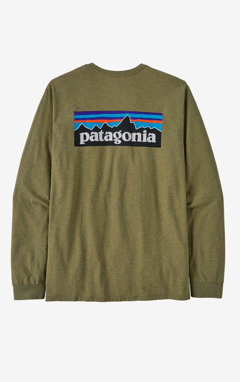 M's L/S P-6 Logo Responsibili-Tee Buckhorn Green - 19WA50921_2