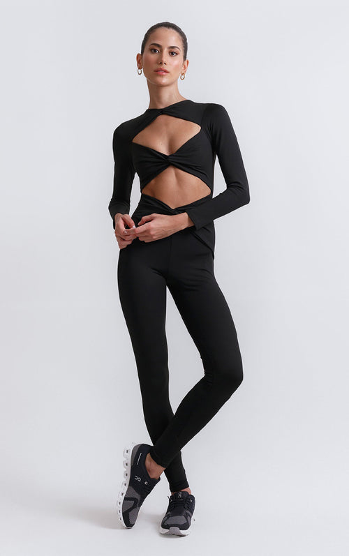 Lauren Active Suit Long  Sleeves Black