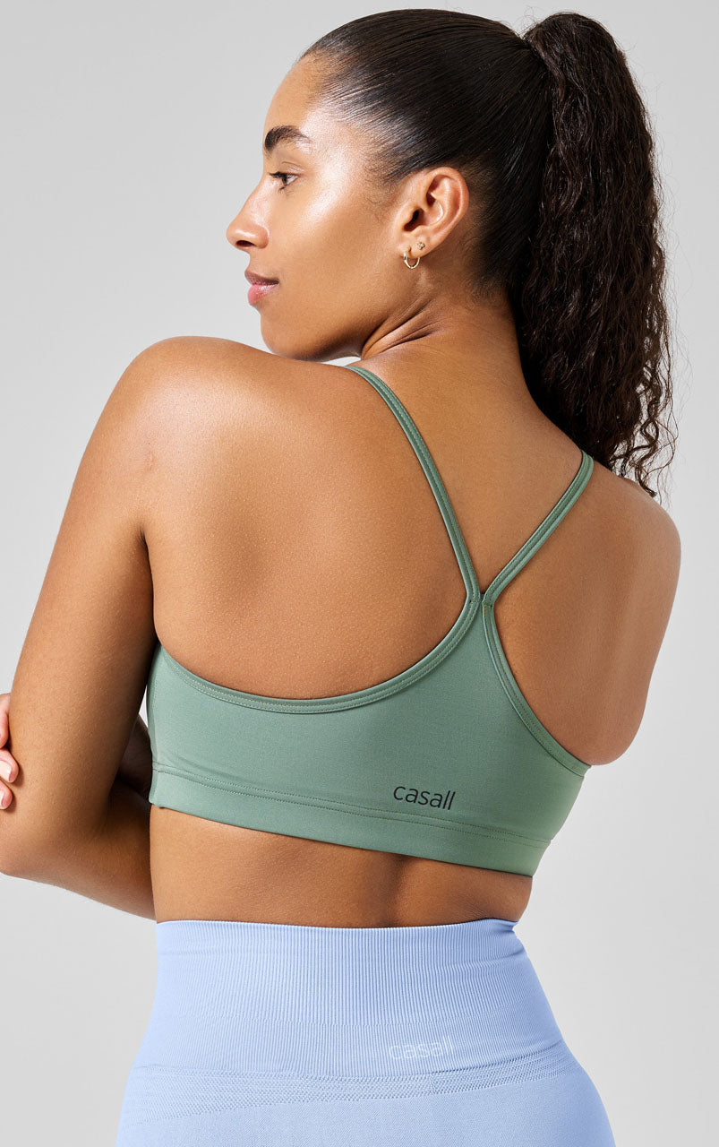 Strappy Sports Bra Dusty Green - 19WA50962_3