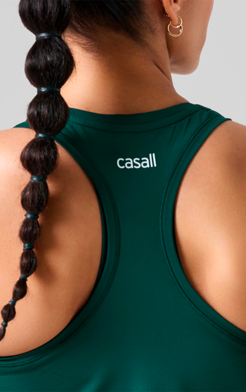 Essential Racerback Tank Dark Pine - 19WA51083_3