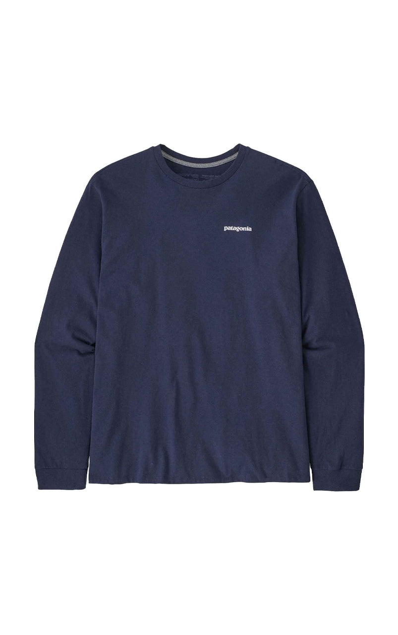 Men's L/S P-6 Logo Responsibili-Tee New Navy - 19WA51134_1