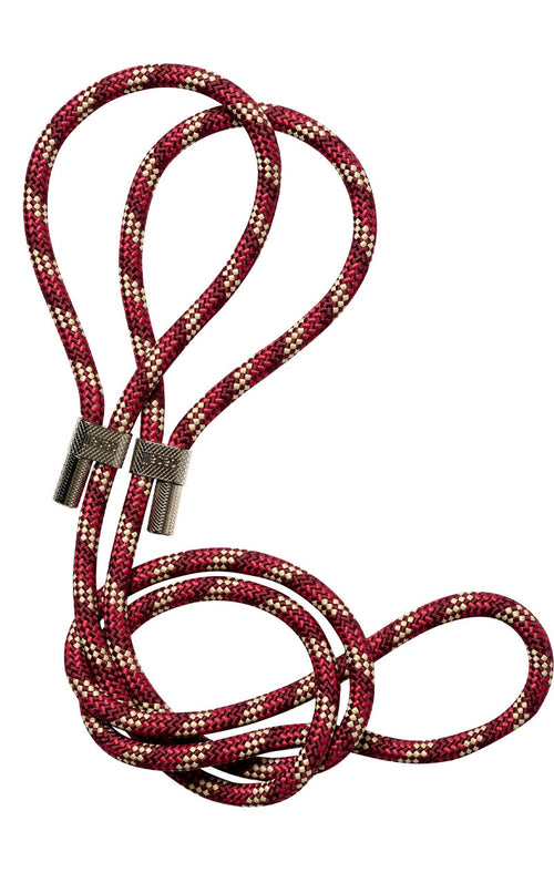 Braided Yoga Carry Strap Raspberry