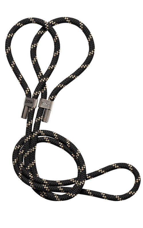 Braided Yoga Carry Strap Black