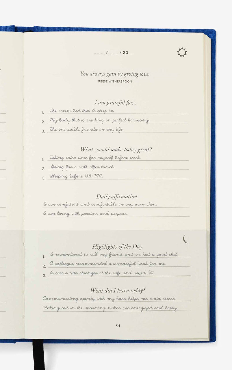 The Five Minute Journal Royal Blue - 19WA51438_2