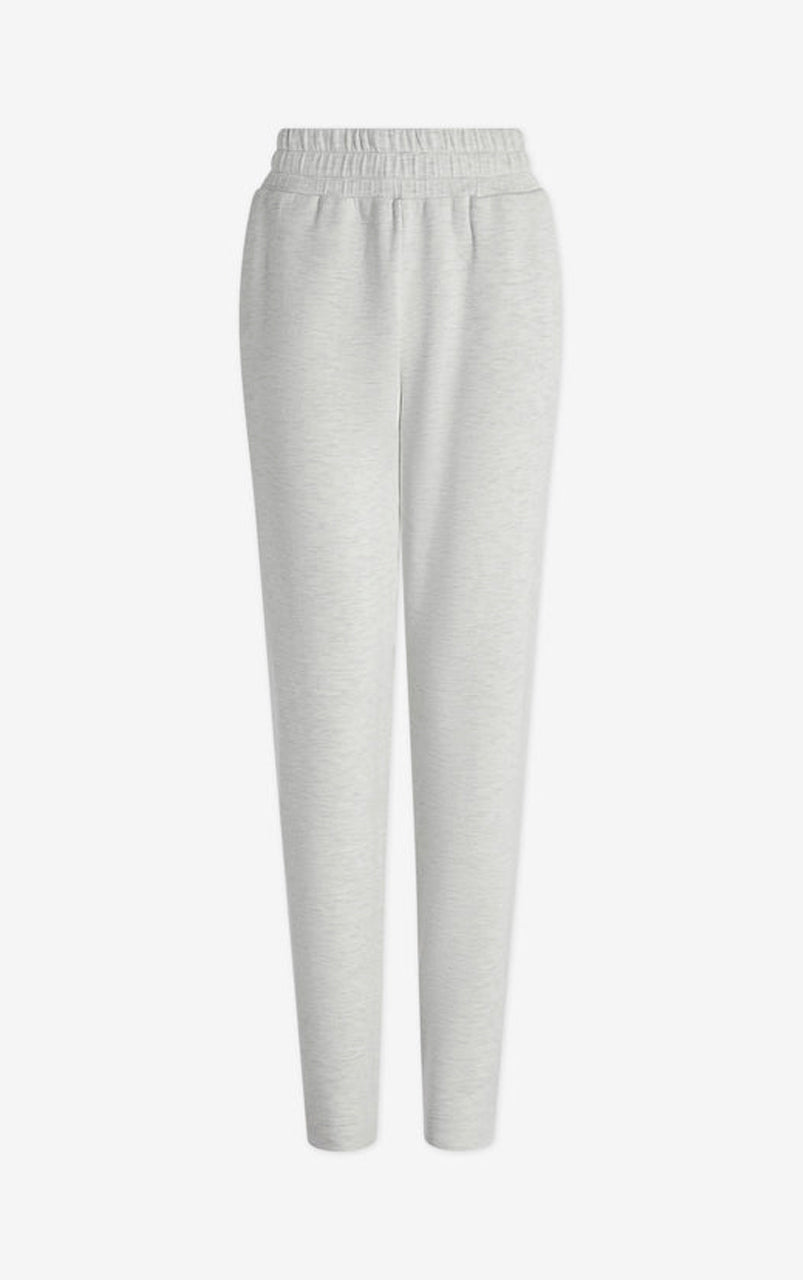 the slim zip hem pant 29.5 ivory marl - 19WA51509_3