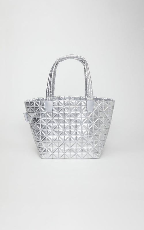 VEE TOTE MEDIUM  CHROME METALLIC