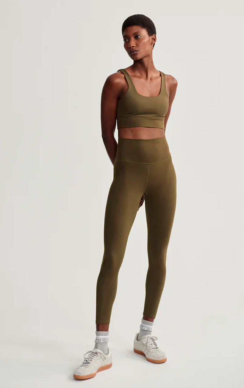 FreeSoft High Rise Legging 25 Dark Olive - 19WA52312_1