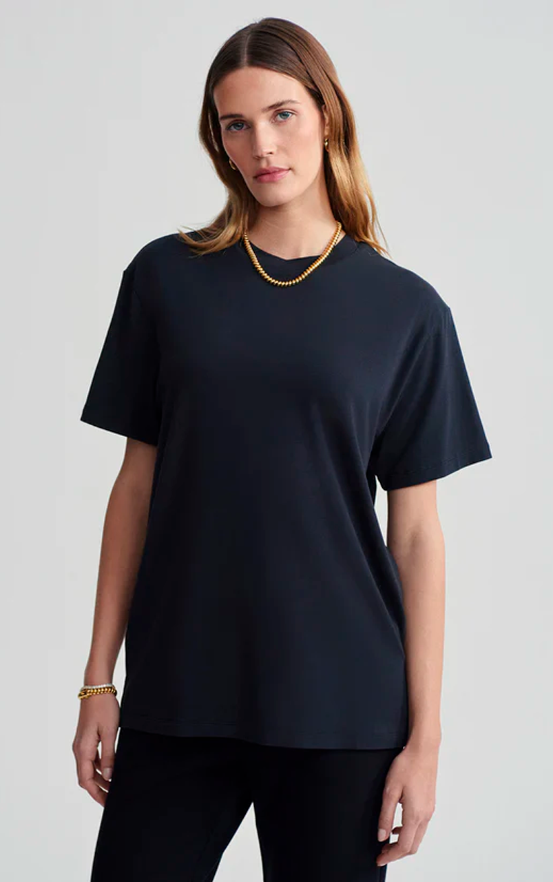 Leighton Boyfriend Tee Black - 19WA52321_1