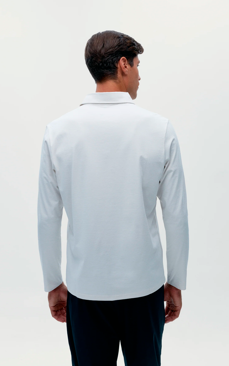 T-shirt Polo Maroni White Chalk - 19WA53022_3