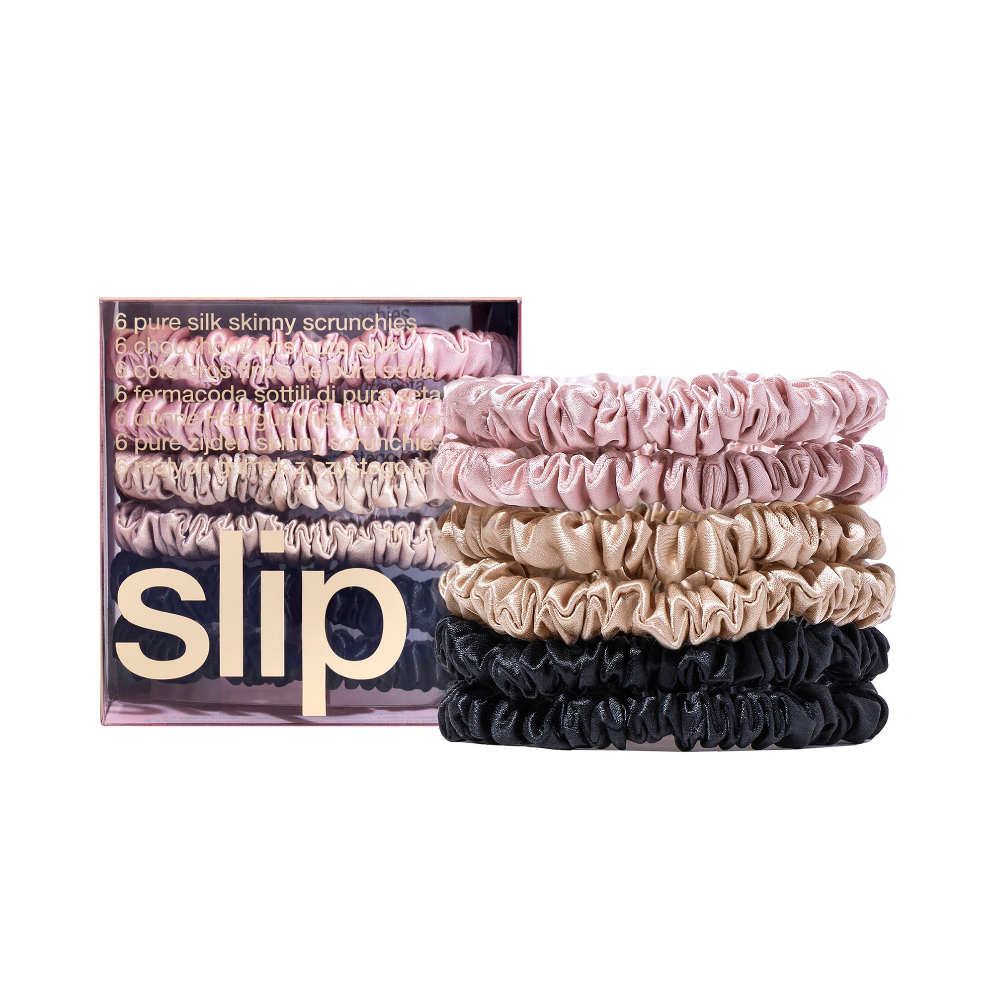 Skinny scrunchies - Mixed (set of 6) - 853218006711_1