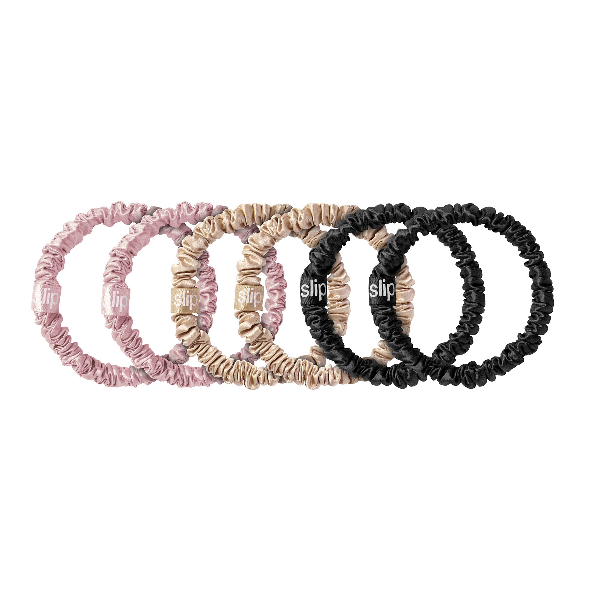 Skinny scrunchies - Mixed (set of 6) - 853218006711_2