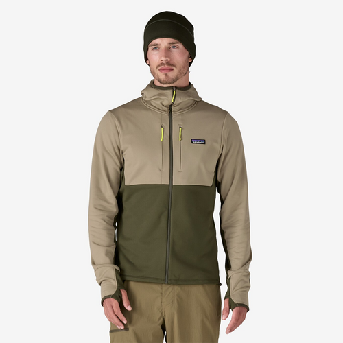 Men's R1 Thermal Full-Zip Hoody Seabird Grey