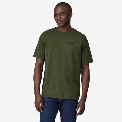 Men's L/S P-6 Logo Responsibili-Tee Torrey Pine Green