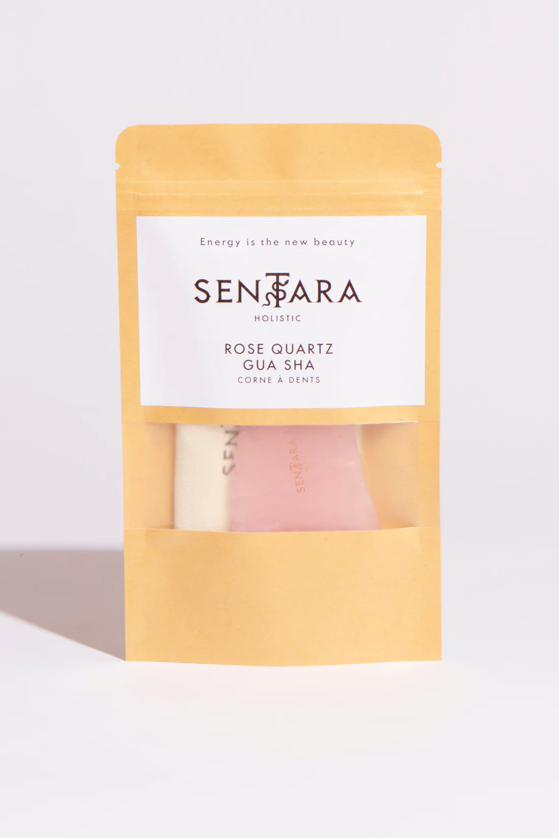 Gua Sha Corne à Dents - Quartz Rose - zrudbqct